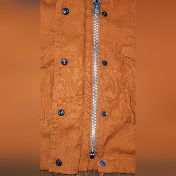 Rag & Bone XXS Cropped Burnt Orange Military Style Jacket - Picture 16 of 16